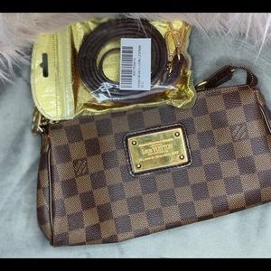 ❌SOLD❌ Authentic Eva Clutch Damier Ebene
